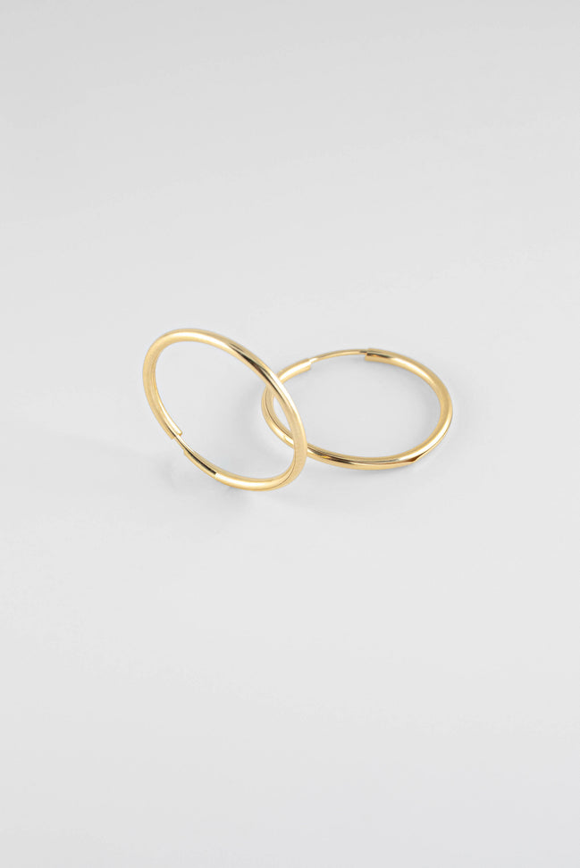 Candongas Aguja Oro Amarillo 18k / NA08 / M: 1,4 cms / P: 0.55 gr
