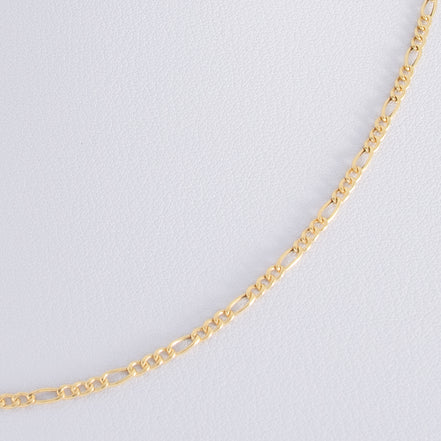 Cadena Figaro Oro Amarillo 18k / ITA09 / 45 cms / M: 2.2 mm / P: 1.4 gr