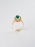 Anillo Viana Esmeraldas y Diamantes 18 k oro amarillo / Talla 7 E: 1,06 QTS - D: 0,30 QTS Nacional