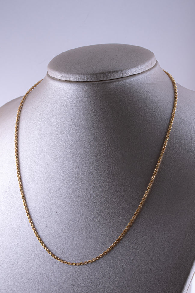 Cadena Lazo San Francisco Oro Amarillo 18k / ITA232/ 50 cms / P: 7,6 gr