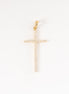 Dije Cruz Circones Oro Amarillo 18k / NA102 / M: 3.5 cms x 2 cms / P: 1.6 gr