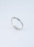 Anillo Circones Oro Blanco 18k / NA50 / T: 7.5 / P: 1,7 gr