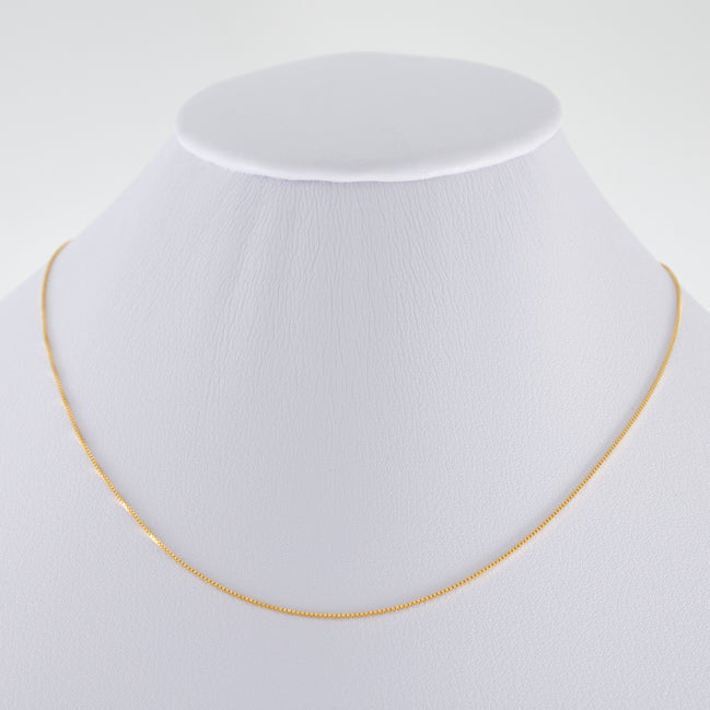 Cadena Veneciana Oro Amarillo 18k / ITA87 / 40 cms / M: 1 mm / P: 1.1 gr