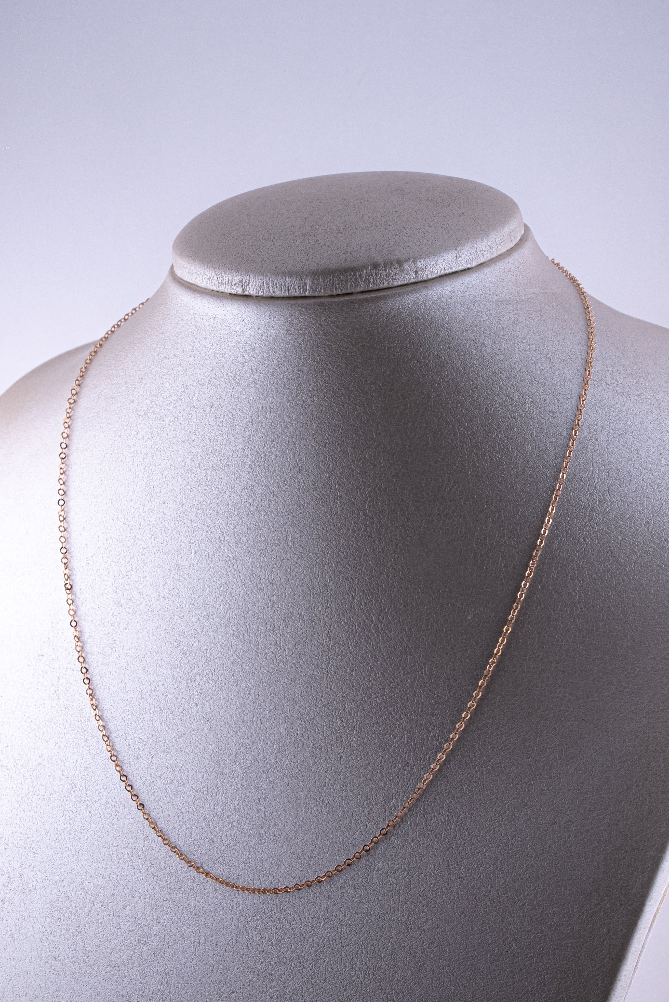 Cadena Roll on Oro Rosado 18 k / ITA121/ 50 cms / P: 2 gr