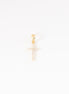 Dije Cruz Circones Oro Amarillo 18k / NA102 / M: 2 cms x 0.8 mm / P: 0.6 gr