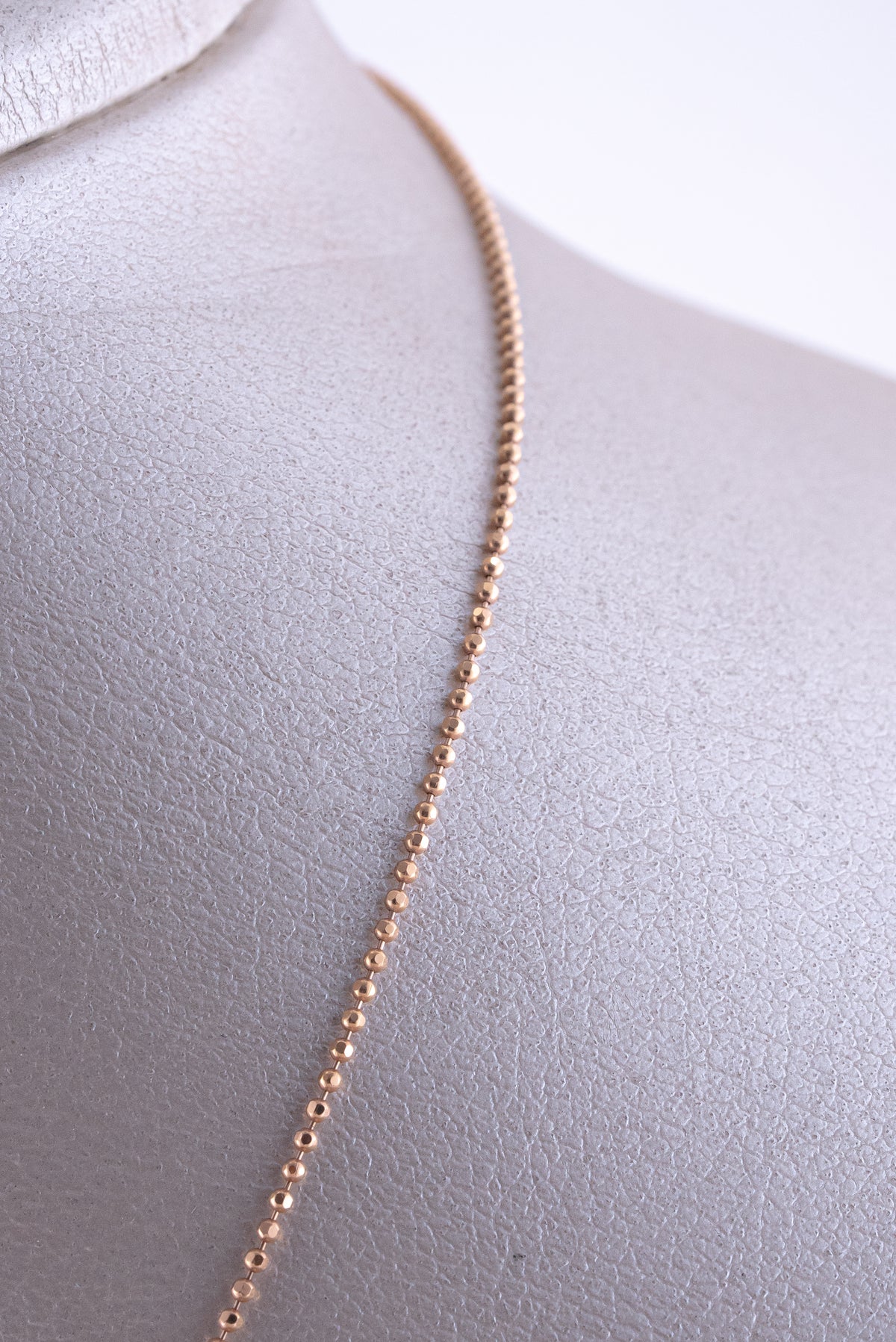 Cadena Mini Militar Oro Rosado 18k / ITA239 / 45 cms / P:2,8 gr