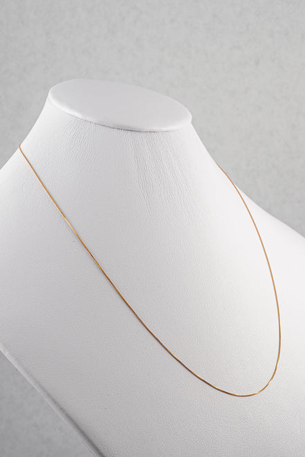 Cadena veneciana Oro Amarillo 18k / ITA91 / M: 1 mm / P: 1,35 gr