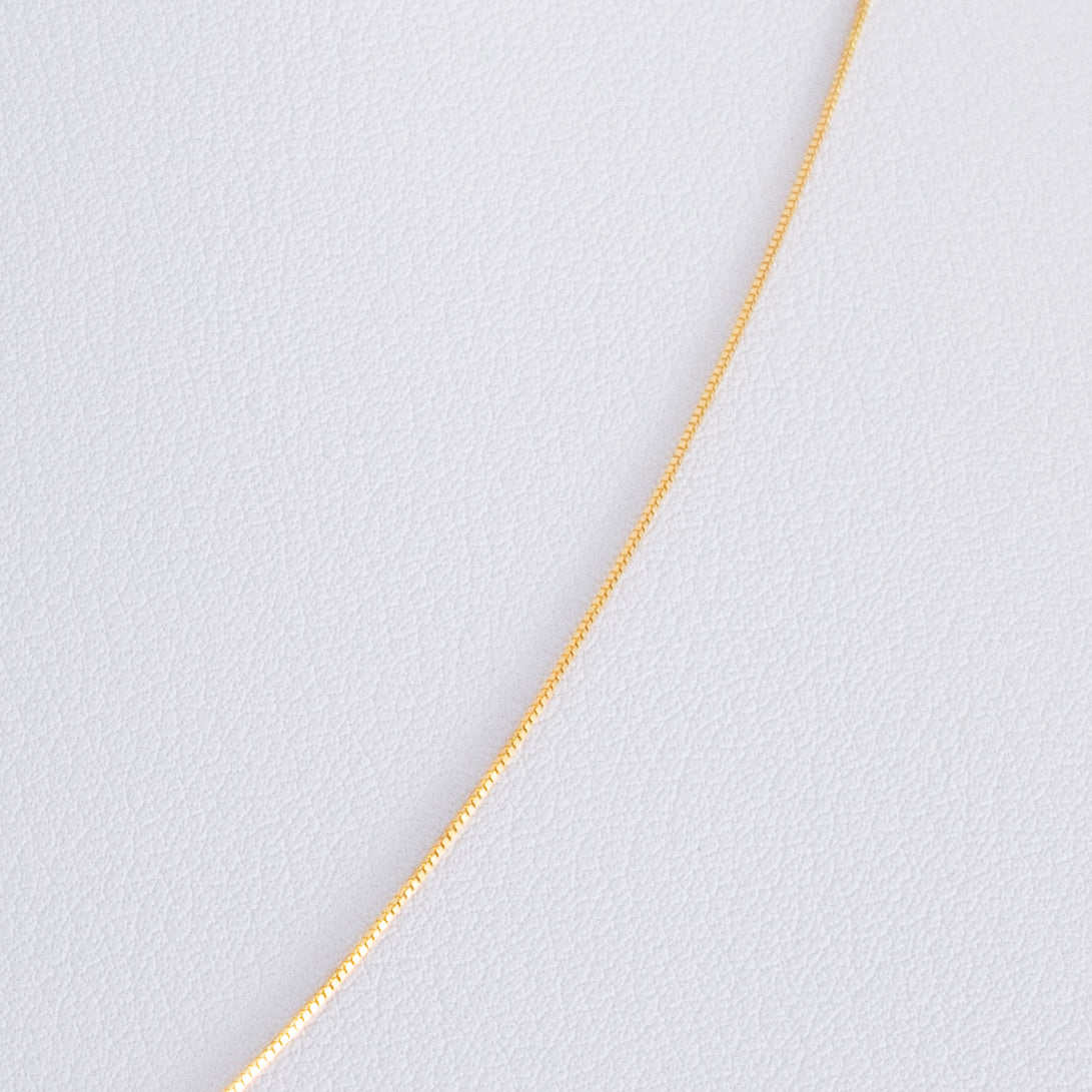 Cadena Veneciana Oro Amarillo 18k / ITA90 / 45 cms / M: 0.8 mm / P: 0.8 gr