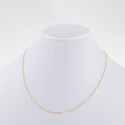 Cadena Veneciana Oro Amarillo 18k / ITA90 / 45 cms / M: 1. mm / P: 1.6 gr
