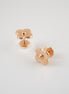 Topos Trebol Oro Rosado 18k /NA09 / M: 9 mm x 9 mm / P: 1 gr