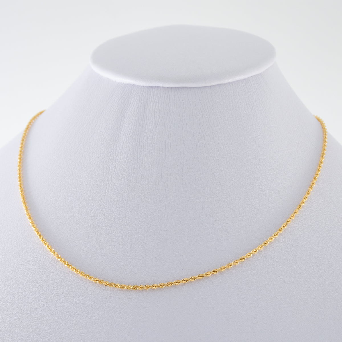 Cadena Lazo San Francisco Oro Amarillo 18k / ITA229 / M: 2mm / P: 1.4 gr