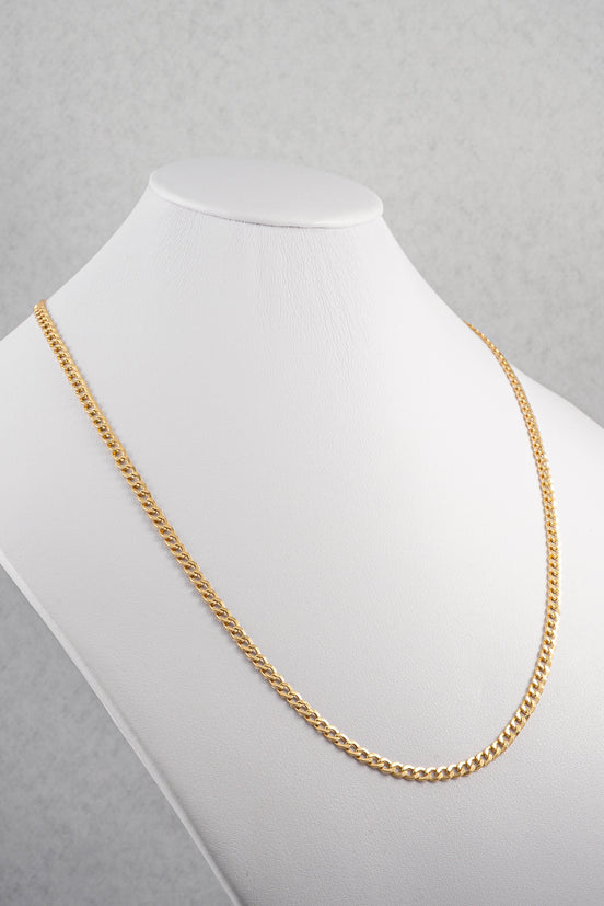 Cadena Cubana Oro Amarillo 18k / ITA34 / 60 cms / M: 4.2 mm / P: 7,94gr