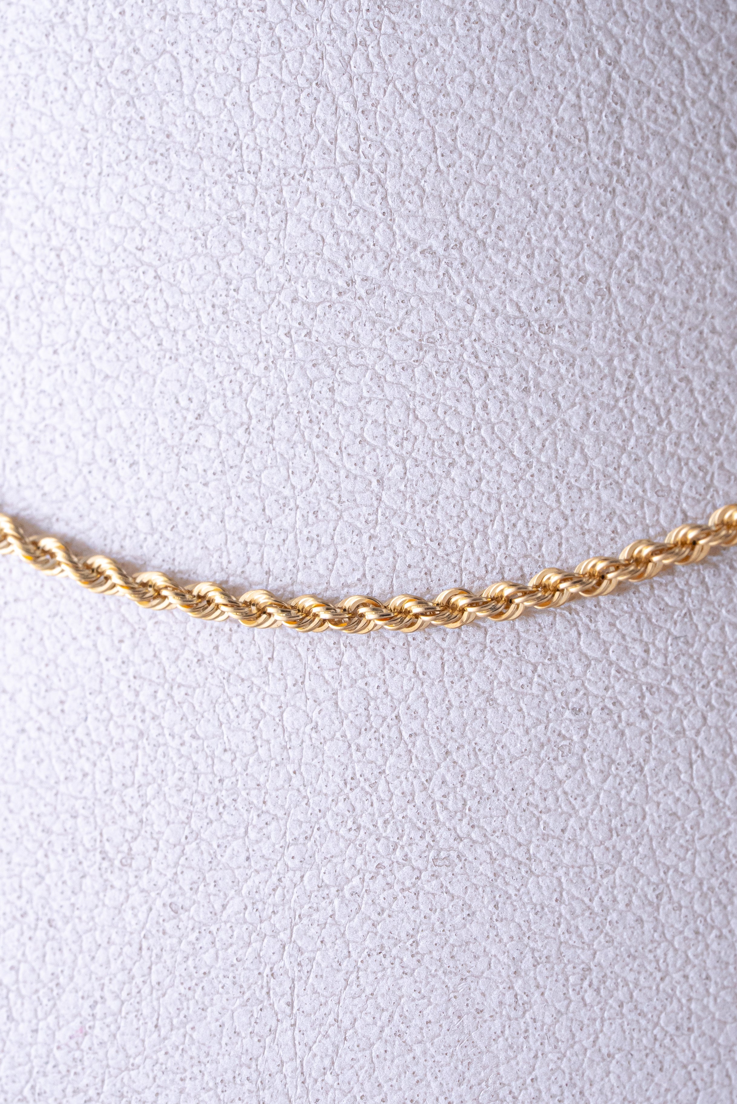 Cadena Lazo San Francisco Oro Amarillo 18k / ITA229/ 45 cms / P: 2,6 gr