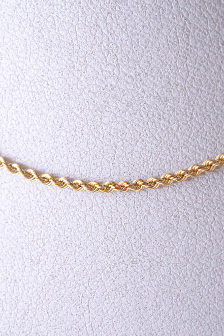 Cadena Lazo San Francisco Oro Amarillo 18k / ITA229/ 45 cms / P: 2,6 gr