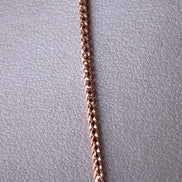 Cadena Franco Diamantado Oro Rosado 18k / ITA154 / 60 cms /P: 12,6 gr