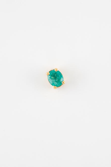 Dije Esmeralda Oro Amarillo 18k / DE71/ E:0.46 quilates/ M: 1 cms x 5 mm