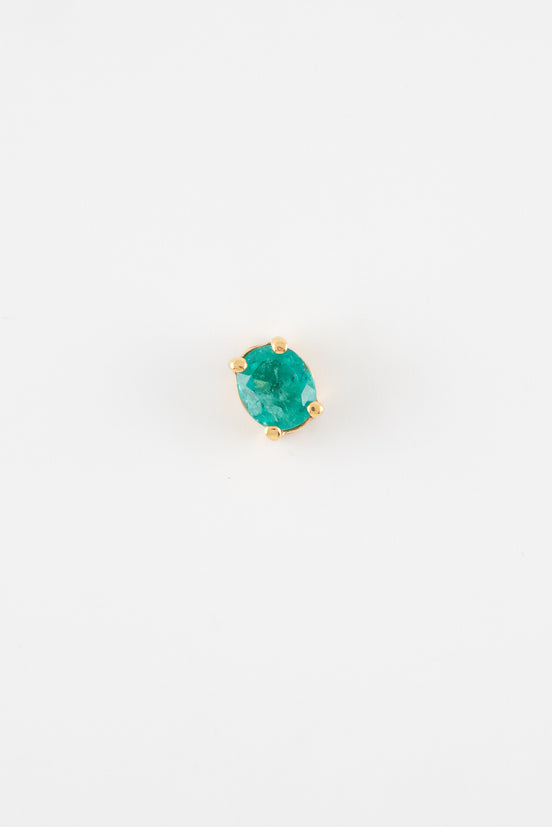 Dije Esmeralda Oro Amarillo 18k / DE71/ E:0.46 quilates/ M: 1 cms x 5 mm
