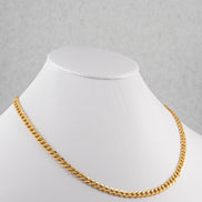 Cadena Cubana Oro Amarillo 18k / ITA30 / 45 cms / M: 5 mm / P: 8.43 gr