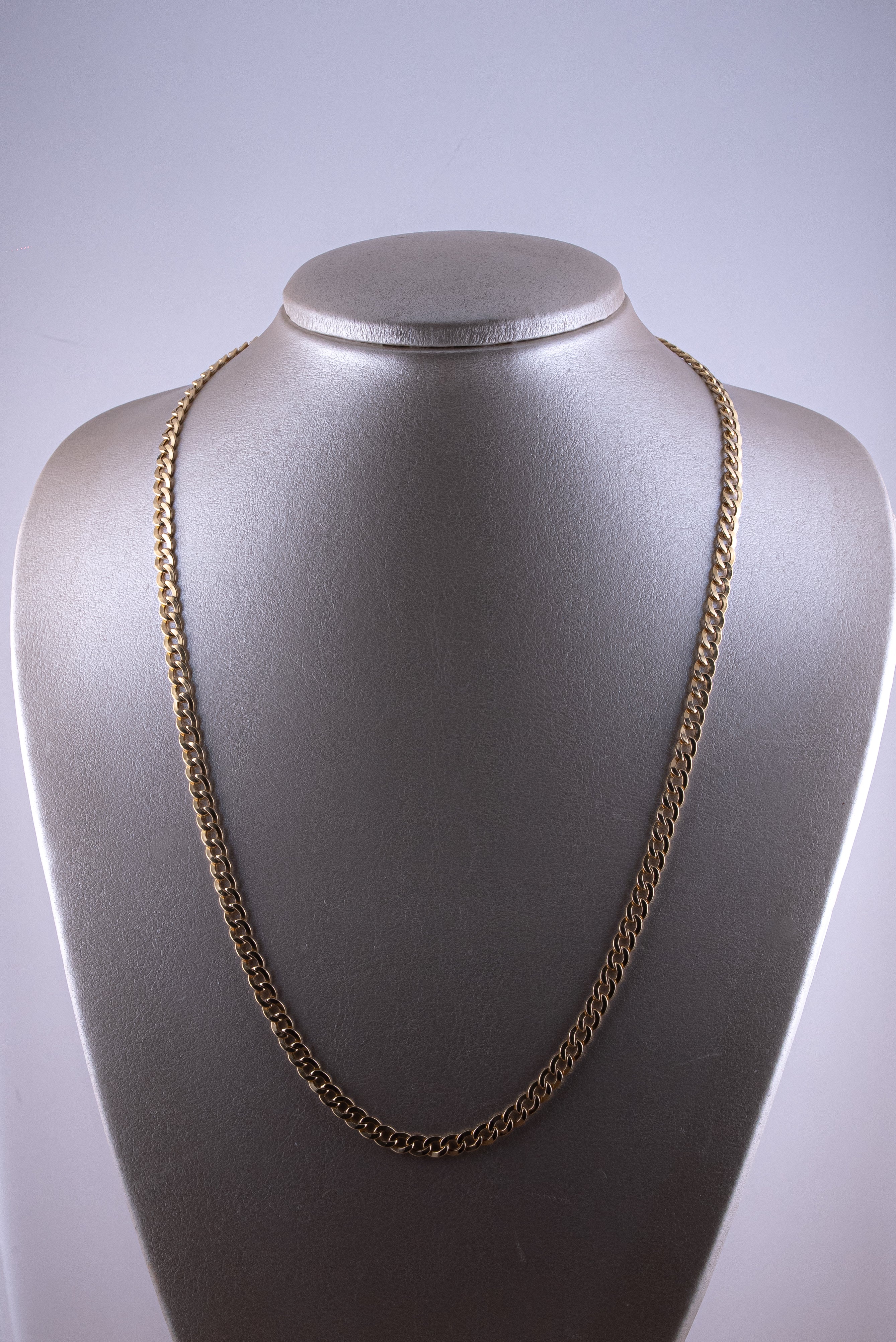 Cadena Cubana 5 mm 18k oro amarillo / 11,1 gr - 60 cms - Italinao