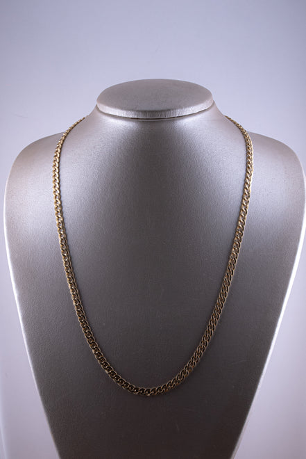 Cadena Cubana 5 mm 18k oro amarillo / 11,1 gr - 60 cms - Italinao
