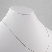 Cadena veneciana Oro Blanco 18k / ITA91 / M: 1 mm / P: 1,3 gr