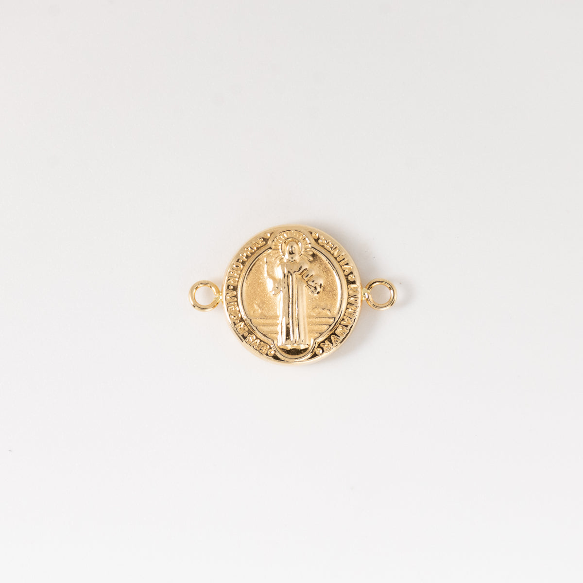 Herraje San Benito Oro Amarillo 18k / NA100 / M: 2 cms x 1.5 cms / P: 1.1 gr
