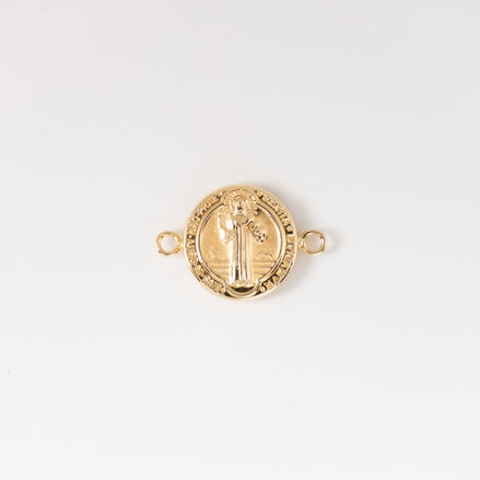 Herraje San Benito Oro Amarillo 18k / NA100 / M: 2 cms x 1.5 cms / P: 1.1 gr