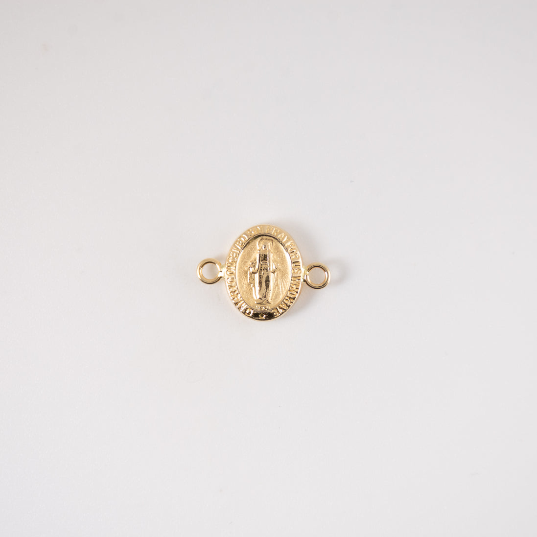 Herraje Virgen Milagrosa Oro Amarillo 18k - NA100 - A: 1.3 cms - P: 0.6 gr