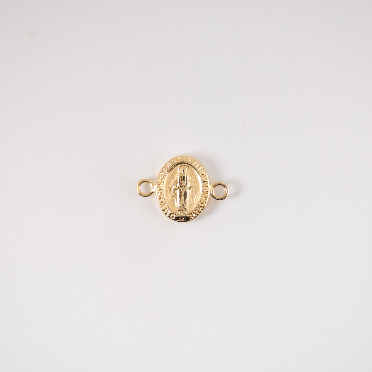 Herraje Virgen Milagrosa Oro Amarillo 18k - NA100 - A: 1.3 cms - P: 0.6 gr