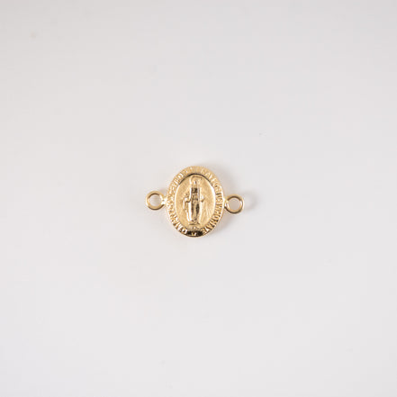 Herraje Virgen Milagrosa Oro Amarillo 18k - NA100 - A: 1.3 cms - P: 0.6 gr