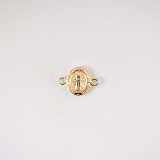 Herraje Virgen Milagrosa Oro Amarillo 18k - NA100 - A: 1.3 cms - P: 0.6 gr