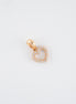 Dije Corazon Silueta Circones Oro Rosado 18k / NA102 / M: 1,5 cms x 9 mm / P: 0,8 gr