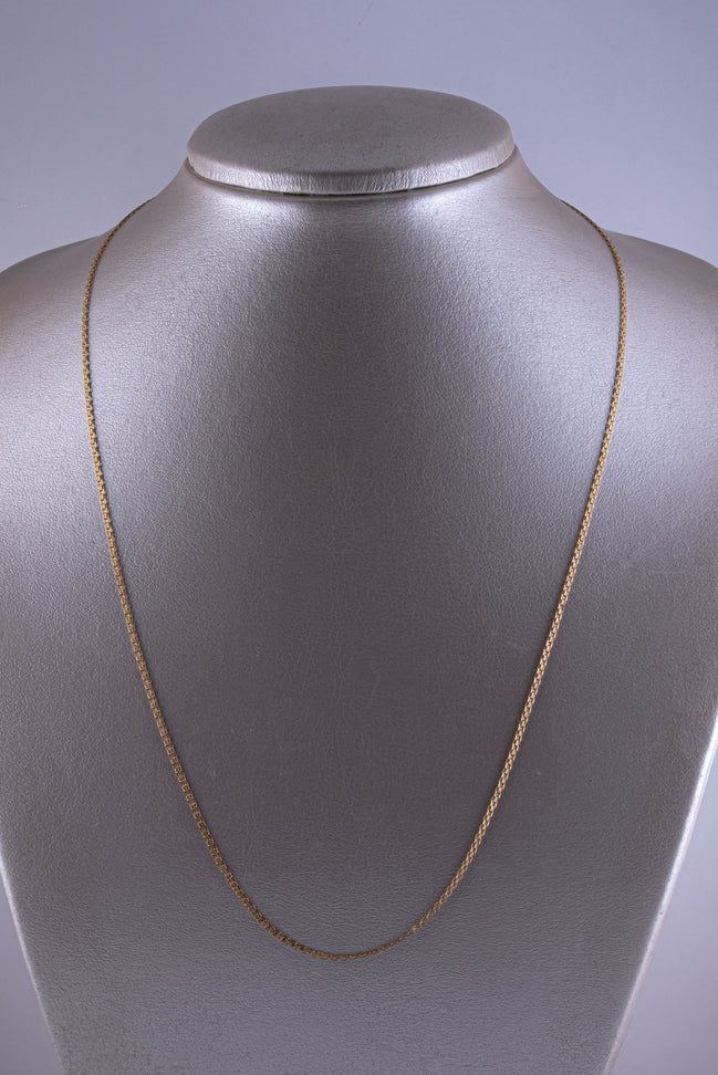 Cadena Bismark Oro Amarillo 18k /ITA73 / 60 cms / P: 4 gr