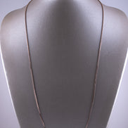 Cadena Veneciana Bicolor Diamantada ( Oro Blanco - Rosado ) 18k / ITA106 / 70 cms / P: 11,9 gr